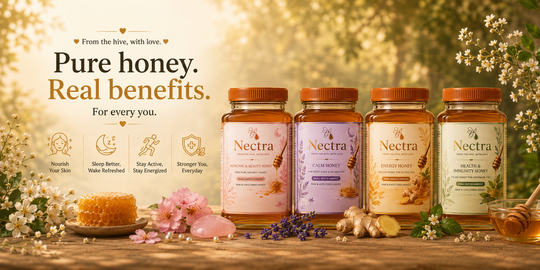 Nectra seasonal honey collection